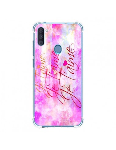 Coque Samsung Galaxy A11 et M11 Je t'aime I Love You - Ebi Emporium