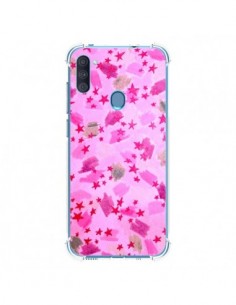 Coque Samsung Galaxy A11 et M11 Stars Etoiles Roses - Ebi...