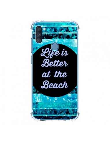 Coque Samsung Galaxy A11 et M11 Life is Better at The Beach - Ebi Emporium