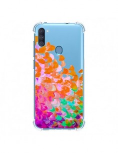 Coque Samsung Galaxy A11 et M11 Creation in Color Orange...