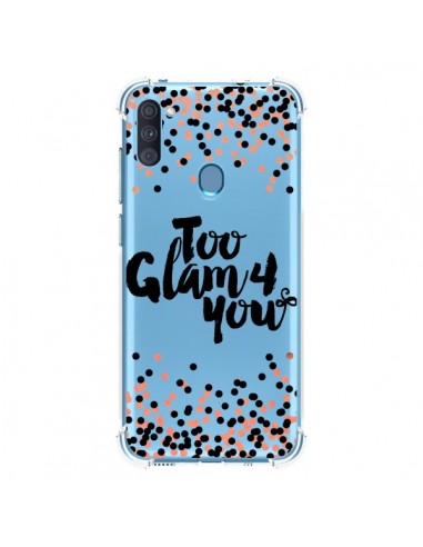 Coque Samsung Galaxy A11 et M11 Too Glamour 4 you Trop Glamour pour Toi Transparente - Ebi Emporium