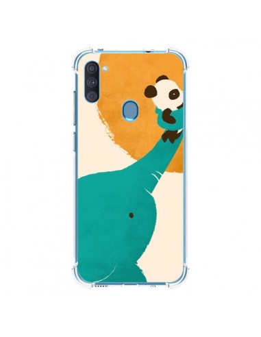 Coque Samsung Galaxy A11 et M11 Elephant Help Panda - Jay Fleck