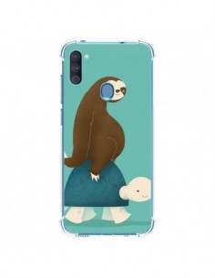Coque Samsung Galaxy A11 et M11 Tortue Taxi Singe Slow...