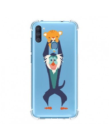 Coque Samsung Galaxy A11 et M11 Futur Roi Lion King Rafiki Transparente - Jay Fleck