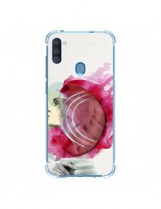 Coque Samsung Galaxy A11 et M11 Bright Pink Femme - Jenny...