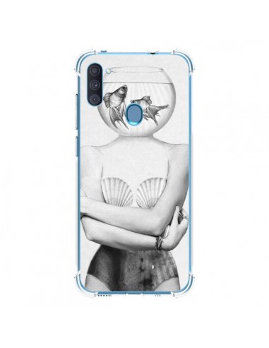 Coque Samsung Galaxy A11 et M11 Femme Poissons - Jenny Liz Rome