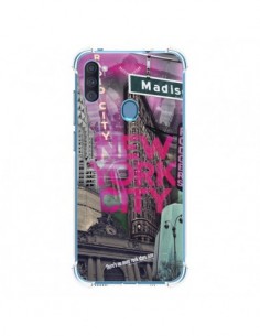 Coque Samsung Galaxy A11 et M11 New York City Rose -...