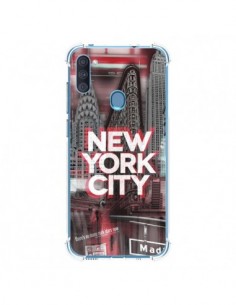 Coque Samsung Galaxy A11 et M11 New York City Rouge -...