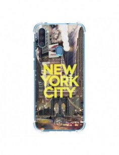Coque Samsung Galaxy A11 et M11 New York City Jaune -...