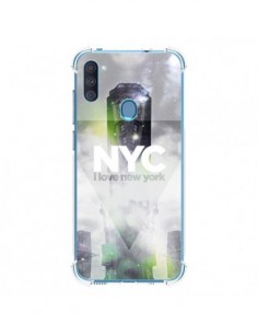 Coque Samsung Galaxy A11 et M11 I Love New York City Gris...