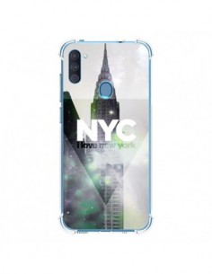 Coque Samsung Galaxy A11 et M11 I Love New York City Gris...
