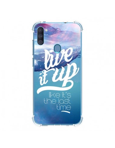 Coque Samsung Galaxy A11 et M11 Last Time Bleu - Javier Martinez