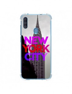 Coque Samsung Galaxy A11 et M11 New York City Rose Rouge...