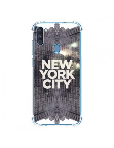 Coque Samsung Galaxy A11 et M11 New York City Gris - Javier Martinez