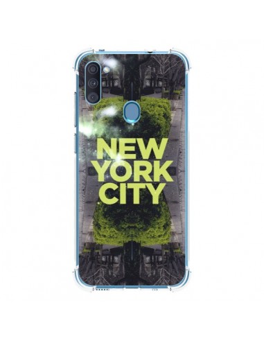Coque Samsung Galaxy A11 et M11 New York City Vert - Javier Martinez