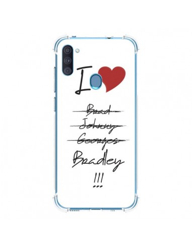 Coque Samsung Galaxy A11 et M11 I love Bradley Coeur Amour - Julien Martinez