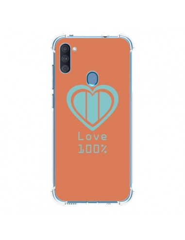 Coque Samsung Galaxy A11 et M11 Love 100% Coeur Amour - Julien Martinez