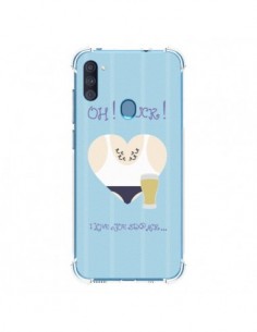 Coque Samsung Galaxy A11 et M11 Homme Man Fuck Love Coeur...