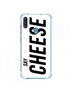 Coque Samsung Galaxy A11 et M11 Say Cheese Smile Blanc -...