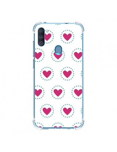 Coque Samsung Galaxy A11 et M11 Coeur Cercle - Jonathan Perez