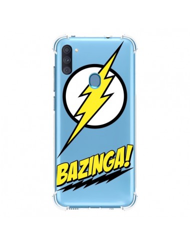 Coque Samsung Galaxy A11 et M11 Bazinga Sheldon The Big Bang Thoery Transparente - Jonathan Perez