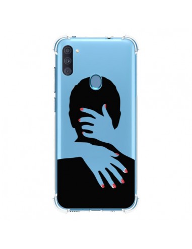 Coque Samsung Galaxy A11 et M11 Calin Hug Mignon Amour Love Cute Transparente - Dricia Do