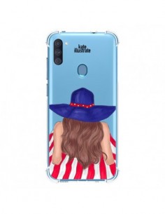 Coque Samsung Galaxy A11 et M11 Beah Girl Fille Plage...
