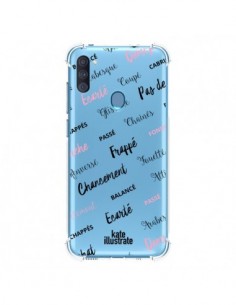 Coque Samsung Galaxy A11 et M11 Ballerina Ballerine Mots...
