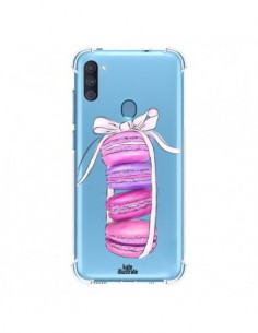 Coque Samsung Galaxy A11 et M11 Macarons Pink Purple Rose...
