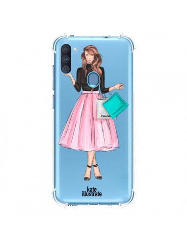 Coque Samsung Galaxy A11 et M11 Shopping Time Transparente - kateillustrate