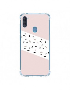 Coque Samsung Galaxy A11 et M11 Festive Pattern Rose -...