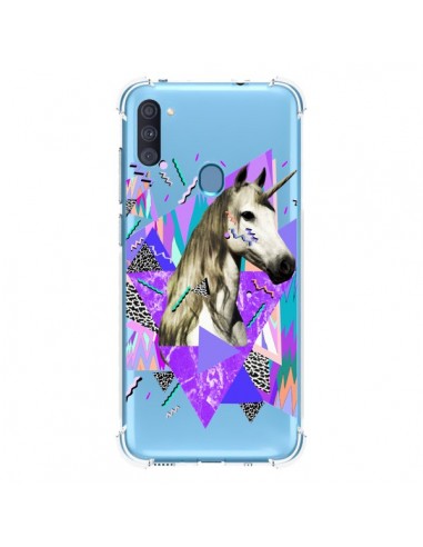 Coque Samsung Galaxy A11 et M11 Licorne Unicorn Azteque Transparente - Kris Tate