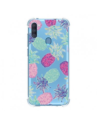 Coque Samsung Galaxy A11 et M11 Ananas Pineapple Fruit Ete Summer Transparente - Lisa Argyropoulos