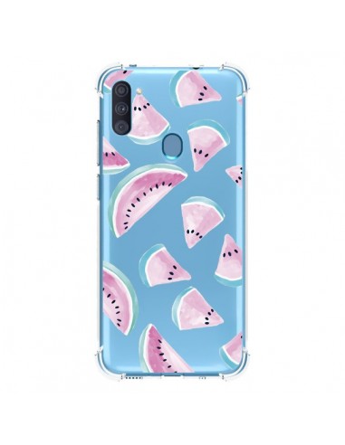 Coque Samsung Galaxy A11 et M11 Pasteque Watermelon Fruit Ete Summer Transparente - Lisa Argyropoulos