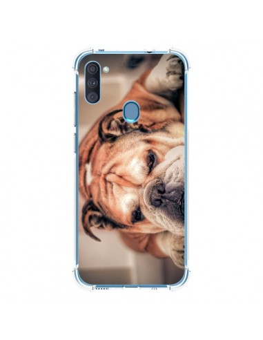 Coque Samsung Galaxy A11 et M11 Chien Bulldog Dog - Laetitia