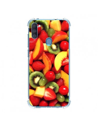 Coque Samsung Galaxy A11 et M11 Fruit Kiwi Fraise - Laetitia