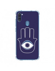 Coque Samsung Galaxy A11 et M11 Main de Fatma Oeil Bleu -...