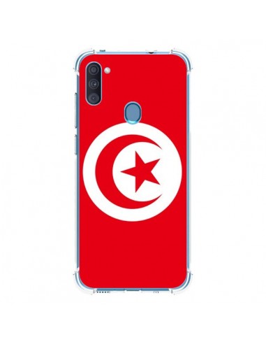 Coque Samsung Galaxy A11 et M11 Drapeau Tunisie Tunisien - Laetitia
