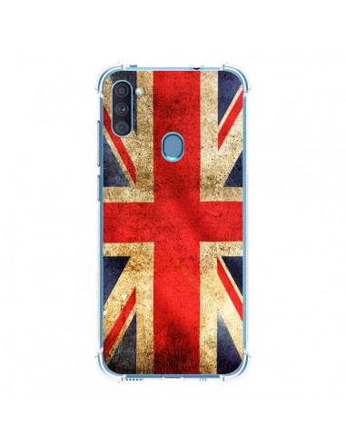 Coque Samsung Galaxy A11 et M11 Drapeau Angleterre Anglais UK - Laetitia