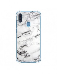 Coque Samsung Galaxy A11 et M11 Marbre Marble Blanc White...