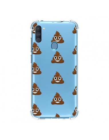 Coque Samsung Galaxy A11 et M11 Shit Poop Emoticone Emoji Transparente - Laetitia