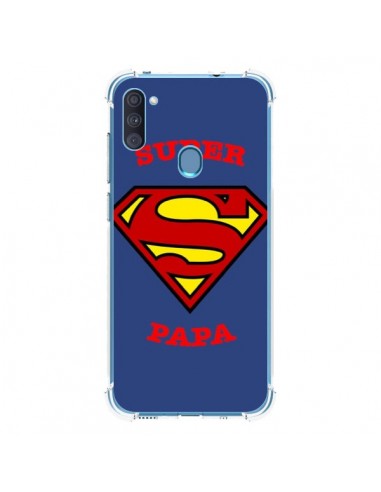 Coque Samsung Galaxy A11 et M11 Super Papa Superman - Laetitia