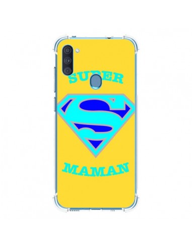 Coque Samsung Galaxy A11 et M11 Super Maman Superman - Laetitia