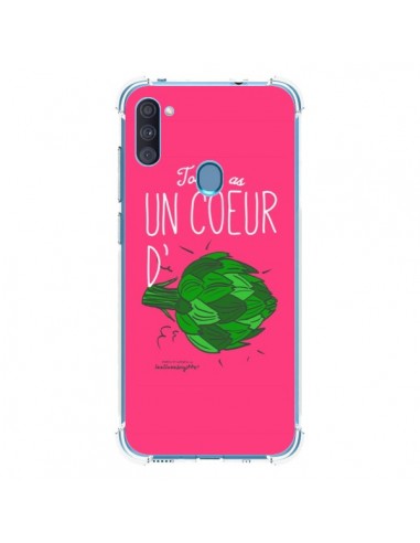 Coque Samsung Galaxy A11 et M11 Toi tu as un coeur d'artichaut - Leellouebrigitte