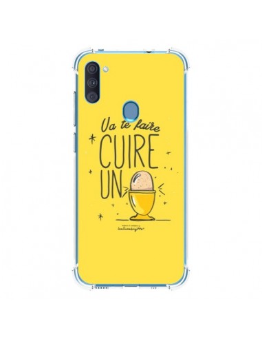 Coque Samsung Galaxy A11 et M11 Va te faire cuir un oeuf jaune - Leellouebrigitte