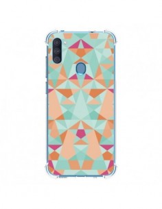 Coque Samsung Galaxy A11 et M11 Azteque Vert - Leandro Pita