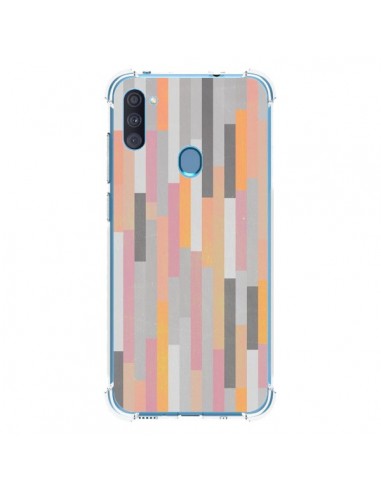 Coque Samsung Galaxy A11 et M11 Bandes Couleurs - Leandro Pita