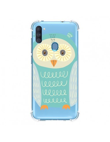 Coque Samsung Galaxy A11 et M11 Hibou Owl Transparente - Petit Griffin