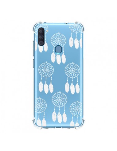 Coque Samsung Galaxy A11 et M11 Attrape Rêves Blanc Dreamcatcher Mini Transparente - Petit Griffin