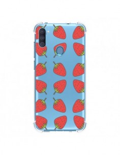 Coque Samsung Galaxy A11 et M11 Fraise Fruit Strawberry...